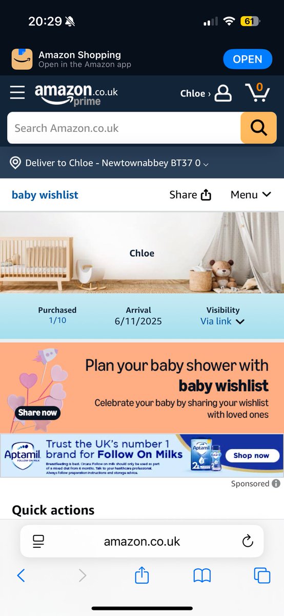 MissSpeedPE's tweet photo. @AmazonHelp I’ve bought one item for £36 so not sure how I’ve reached the maximum discount lol. You can see here it says 1/10 https://t.co/6MLV9jKSwa