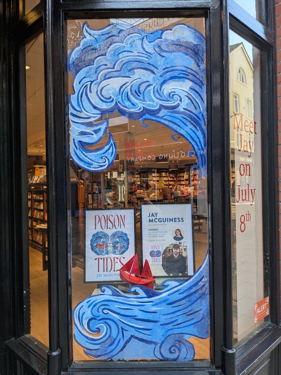Sometimes our booksellers express their inner artists... Feeling very inspired for our visit from Jay McGuinness and Katherine Webber next Tuesday 8th July! If you love dystopian fantasy, give this a go! There's still tickets available here: waterstones.com/events/search/…