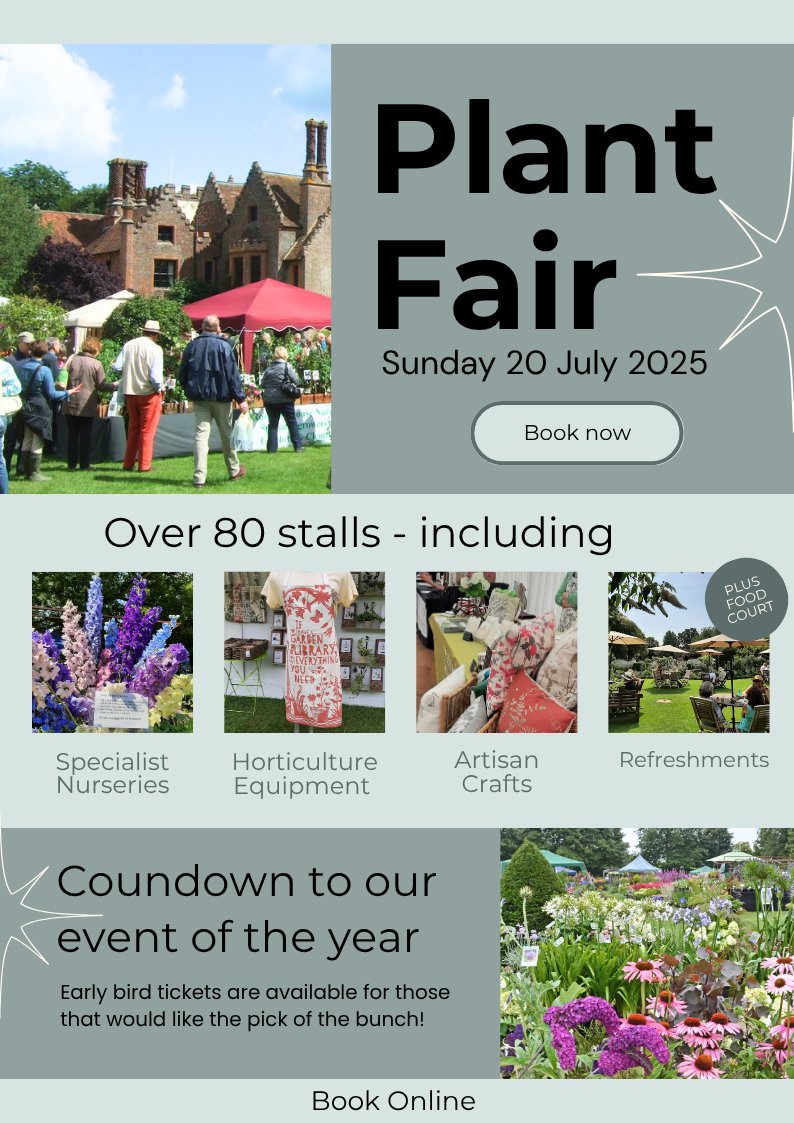 CheniesManor's tweet image. Our famous annual Plant Fair is coming up soon!
Sunday 20th July - Tickets are available on our website now
09:30 – 10am: £12 Early Bird for first pick of the plants
10am – 1pm £10 Standard entry
1pm onwards: £8 Afternoon
We look forward to seeing you at the Plant Fair