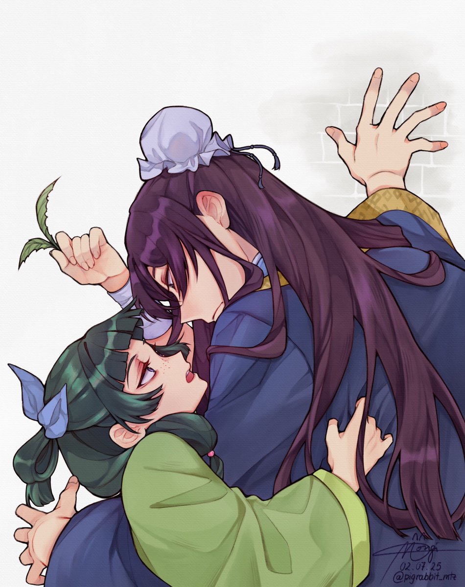pigrabbit_mtz's tweet image. Ah- I slipped
#apothecarydiaries #kusuriyanohitorigoto #maomao #jinshi #fanart