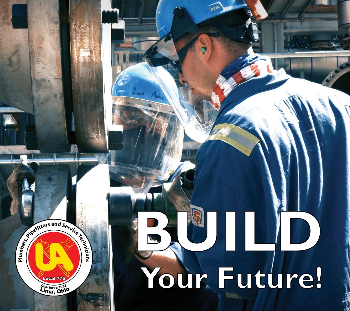 UALocal776's tweet image. UA Local 776 is accepting applications for the next apprenticeship class until July 31 at 4:00pm. Submit your application now and build your future with us. ualocal776.com