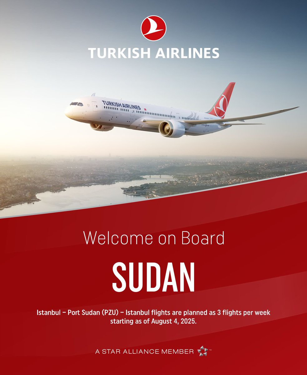 🇹🇷✈️🇸🇩