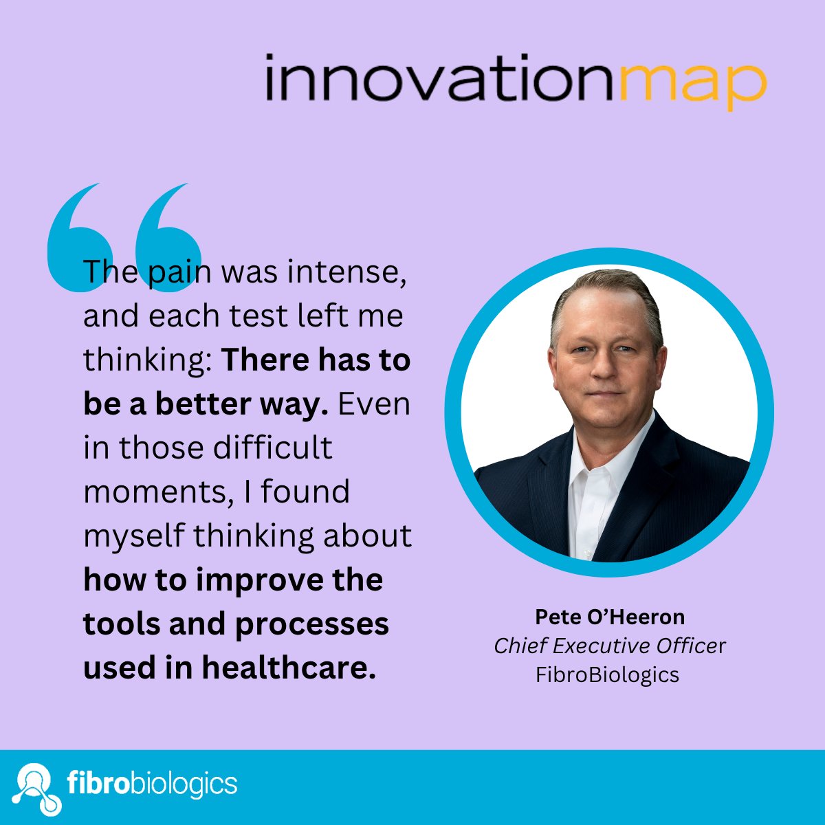 FibroBiologics (@fibrobiologics) on Twitter photo Pete O’Heeron, CEO of <a href="/FibroBiologics/">FibroBiologics</a>, shares how living with chronic disease has shaped his biotech mission. Read his guest column in <a href="/InnoMapHou/">InnovationMap</a>:
bit.ly/43GnRfh
#Biotech #Houston Pete O’Heeron, CEO of <a href="/FibroBiologics/">FibroBiologics</a>, shares how living with chronic disease has shaped his biotech mission. Read his guest column in <a href="/InnoMapHou/">InnovationMap</a>:
bit.ly/43GnRfh
#Biotech #Houston