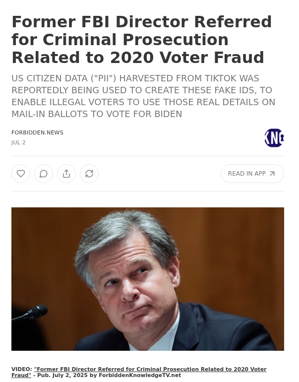 BrianGPowell's tweet image. #RiggedElection=#Election2020=one of 72                                                                                                              #Wray=agent of foreign power{#UK's #PrivyCouncil+#SES which still stands in the way of progress even though they were fired by #EO}