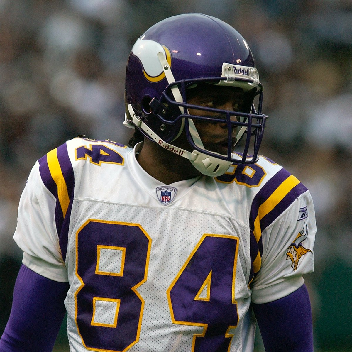 The first player to ever average 100+ receiving yards and 1 TD per game during a full season (16 games at the time):

Randy Moss