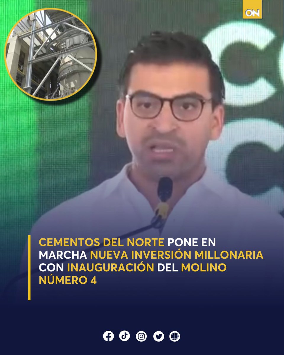 canal11hn's tweet photo. 🗣️"A nivel de proyecto se han generado aproximadamente 400 empleados directos e indirectos", dijo Eric Rosenthal, presidente de la Junta Directiva de Cementos del Norte S.A.🤝

Todos los detalles AQUÍ👉 https://t.co/kzXyoQux7w

#Cenosa #Economía #Honduras https://t.co/pe1dBcj843