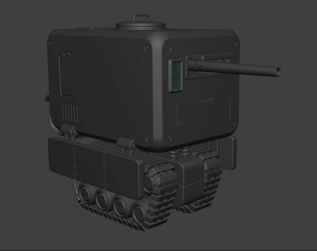 aka0609's tweet image. Concept by @gatring3

WIP modeling for a hard surface study and floater bake pipeline exploration.
I like how the Overwatch team uses floaters in their hard surface work
#hardsurface #subd #stylized #3dart #blender #subdiv