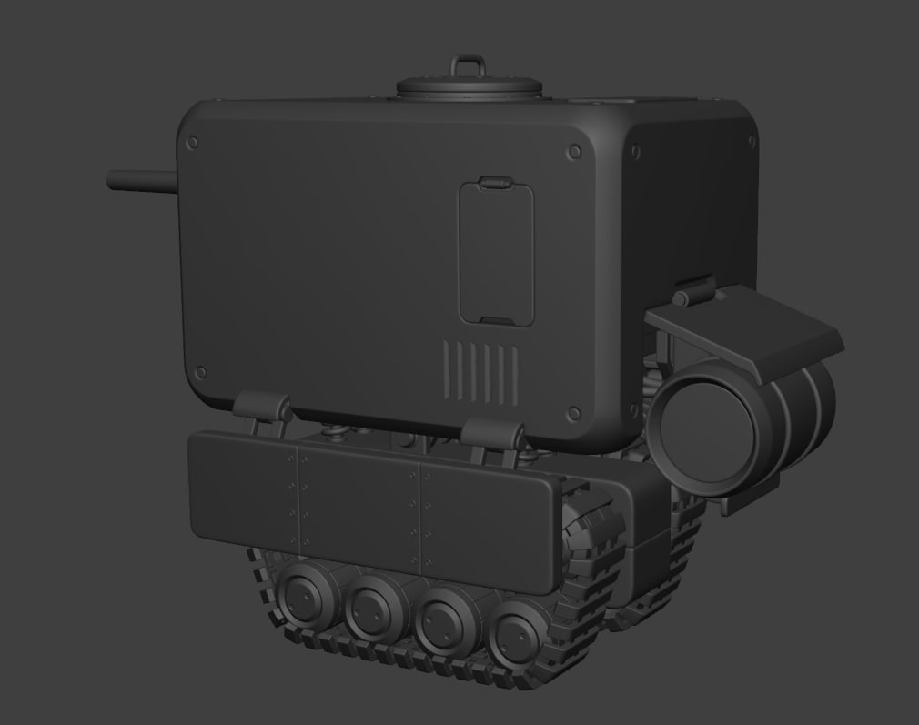 aka0609's tweet image. Concept by @gatring3

WIP modeling for a hard surface study and floater bake pipeline exploration.
I like how the Overwatch team uses floaters in their hard surface work
#hardsurface #subd #stylized #3dart #blender #subdiv