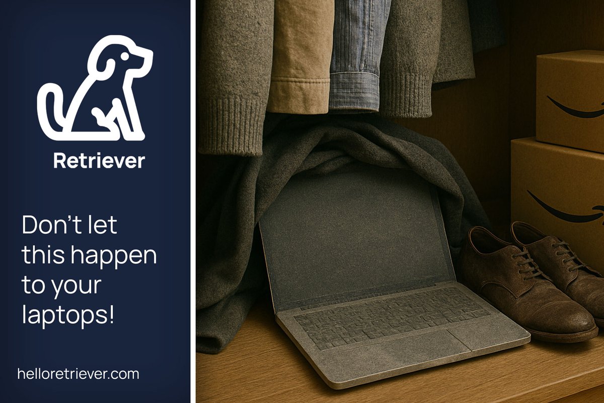 helloretriever1's tweet image. 👋 Hi. I’m the company laptop you forgot to collect. Unprotected. Untracked. Unreturned. A growing risk.

Retriever gets laptops back—fast.

👉 Learn more: helloretriever.com
 📅 Demo: bit.ly/428PwoF

#LaptopReturns #Retriever #DeviceRetrieval #ITAssetManagement