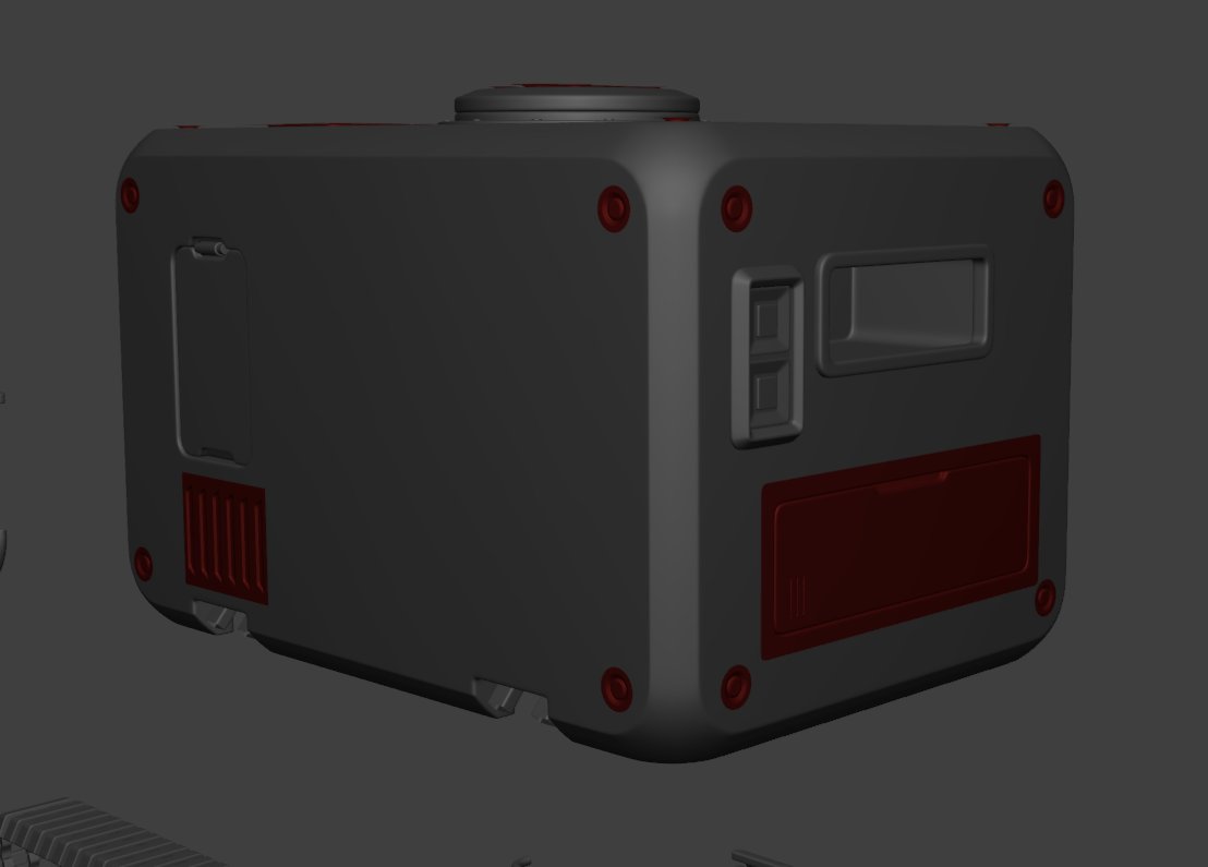 aka0609's tweet image. Concept by @gatring3

WIP modeling for a hard surface study and floater bake pipeline exploration.
I like how the Overwatch team uses floaters in their hard surface work
#hardsurface #subd #stylized #3dart #blender #subdiv