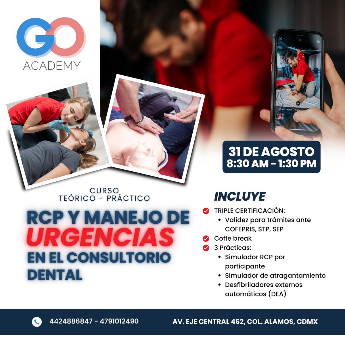 BATOZERONOVA's tweet photo. Nuevo curso RCP para CDMx 
Aparta tu lugar desde $1000 
Fecha de inicio 31 de Agosto 
#CDMX #dentista #odontologia #rcp #urgencias #consultorio #dental https://t.co/KL5Bn8yV3N