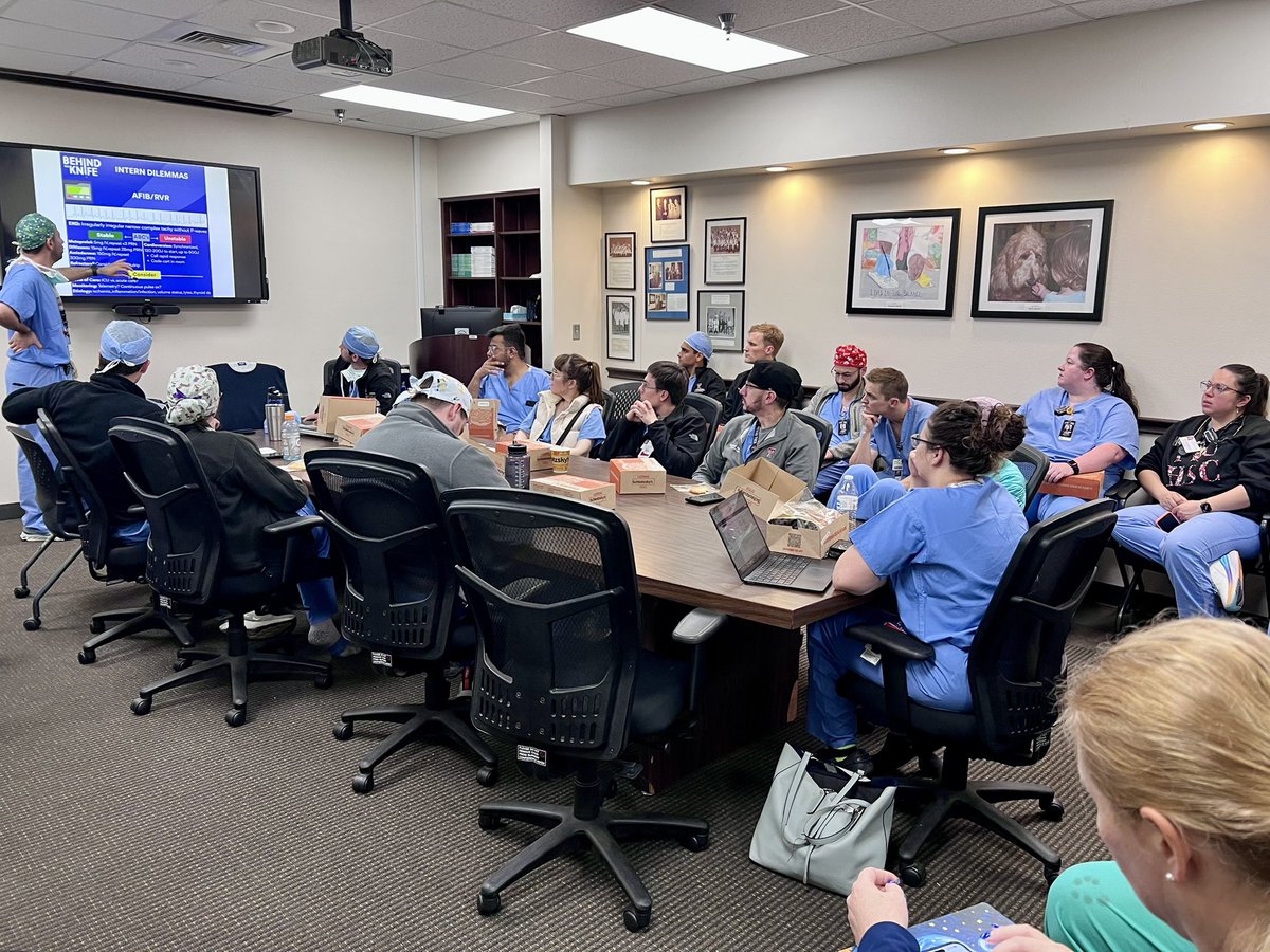 Osaid Alser, MD, MSc(Oxon) (@osaidalsermd) on Twitter photo New interns and other residents of <a href="/TTUHSCSurgery/">TTUHSC Department of Surgery</a> are actively learning from the amazing @BehinTheKnife intern dilemmas flash cards!! Thank you 🙏
Thanks Dr Santos for the lunch <a href="/traumamd1/">Ariel Santos</a> <a href="/TTUHSC/">Texas Tech University Health Sciences Center</a> New interns and other residents of <a href="/TTUHSCSurgery/">TTUHSC Department of Surgery</a> are actively learning from the amazing @BehinTheKnife intern dilemmas flash cards!! Thank you 🙏
Thanks Dr Santos for the lunch <a href="/traumamd1/">Ariel Santos</a> <a href="/TTUHSC/">Texas Tech University Health Sciences Center</a>