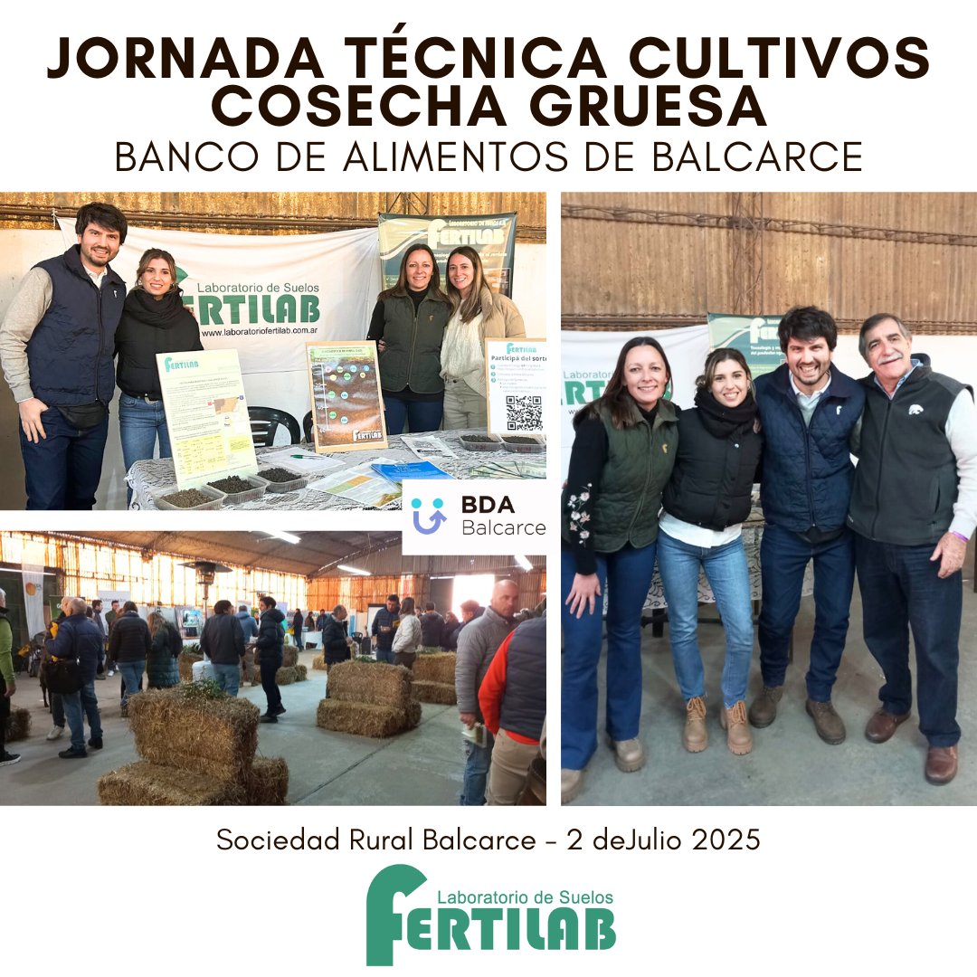 Gran Jornada Técnica de Cultivos Cosecha Gruesa organizada por BDA Balcarce!!!