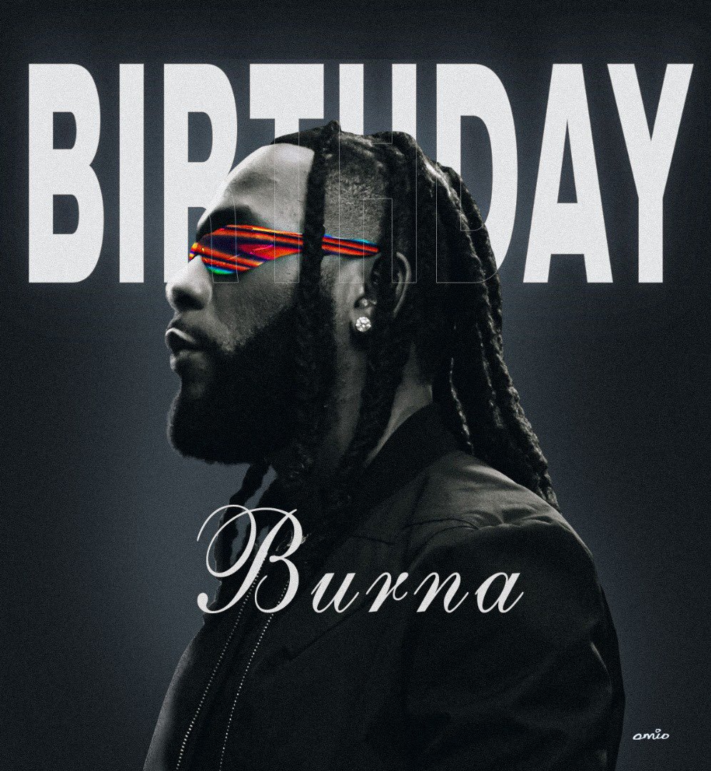 Something light for Birthday Burna.