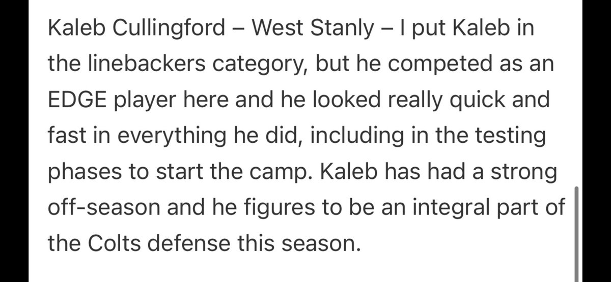 Joey Foley (@greenskeeper42) on Twitter photo <a href="/KalebCullingfo1/">Kaleb Cullingford</a> 💪🏻🏈🔥Keep grinding! Great write up here from the Catawba Camp!!!
<a href="/WSHS_Colts_FB/">West Stanly Football</a> <a href="/WSHSathletics/">West Stanly Athletics</a> <a href="/CoachW_Jackson/">Warren Jackson</a> <a href="/pepman704/">Matt Morrow</a> <a href="/PrepRedzoneNC/">Prep Redzone North Carolina</a> <a href="/whelms21/">Will Helms</a> <a href="/KalebCullingfo1/">Kaleb Cullingford</a> 💪🏻🏈🔥Keep grinding! Great write up here from the Catawba Camp!!!
<a href="/WSHS_Colts_FB/">West Stanly Football</a> <a href="/WSHSathletics/">West Stanly Athletics</a> <a href="/CoachW_Jackson/">Warren Jackson</a> <a href="/pepman704/">Matt Morrow</a> <a href="/PrepRedzoneNC/">Prep Redzone North Carolina</a> <a href="/whelms21/">Will Helms</a>