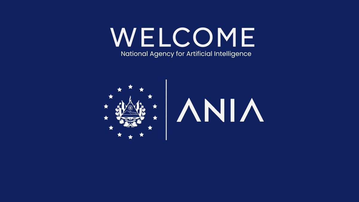 We extend a warm welcome to ANIA! 🇸🇻🤖📢. 
A pivotal institution marking the nation’s commitment to shaping a future driven by responsible, ethical and human-centered AI.

In an age where technology increasingly defines progress, this agency (<a href="/theaiagencysv/">ANIA</a> ) stands as a