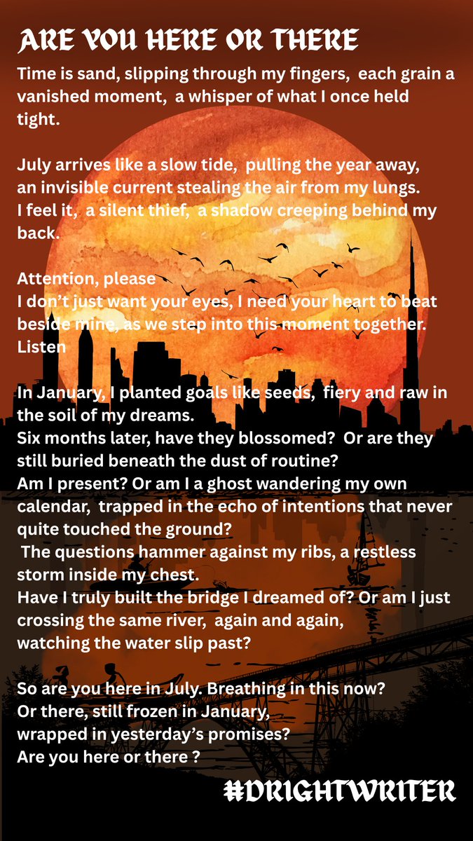 DRightWriter's tweet image. HAPPY MID-YEAR REFLECTION