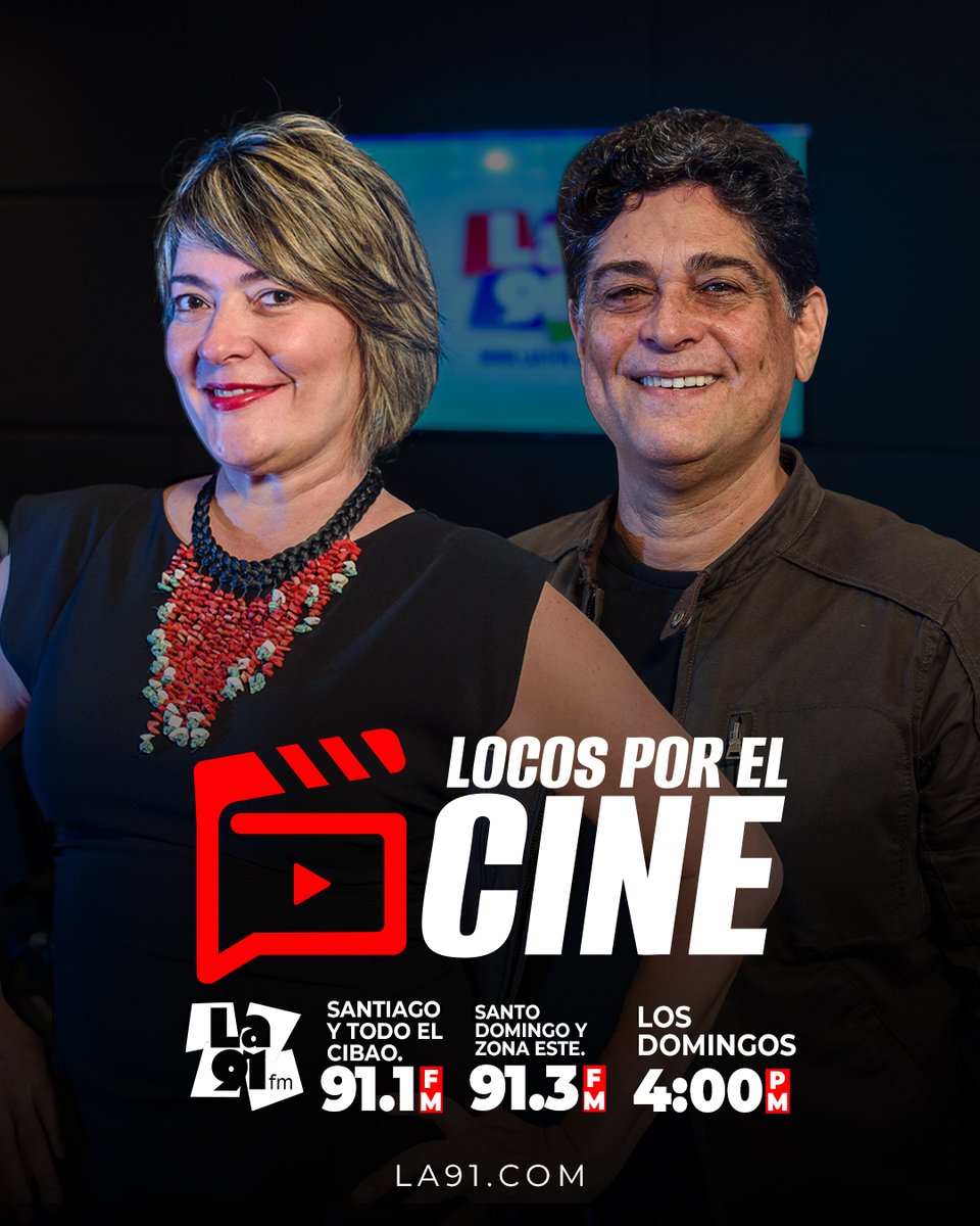 la91fm_'s tweet photo. 🍿 ¿No pudiste escuchar Locos por el Cine este domingo?
¡No te preocupes! Ahora puedes disfrutarlo en diferido desde nuestra web 👉 https://t.co/lwPIVthWcR
🎬 Estrenos, análisis y todo lo que @betsabeestepan y @carlos82pz comentaron.
#LocosPorElCine #91FM #CineLovers https://t.co/WRA8du4119