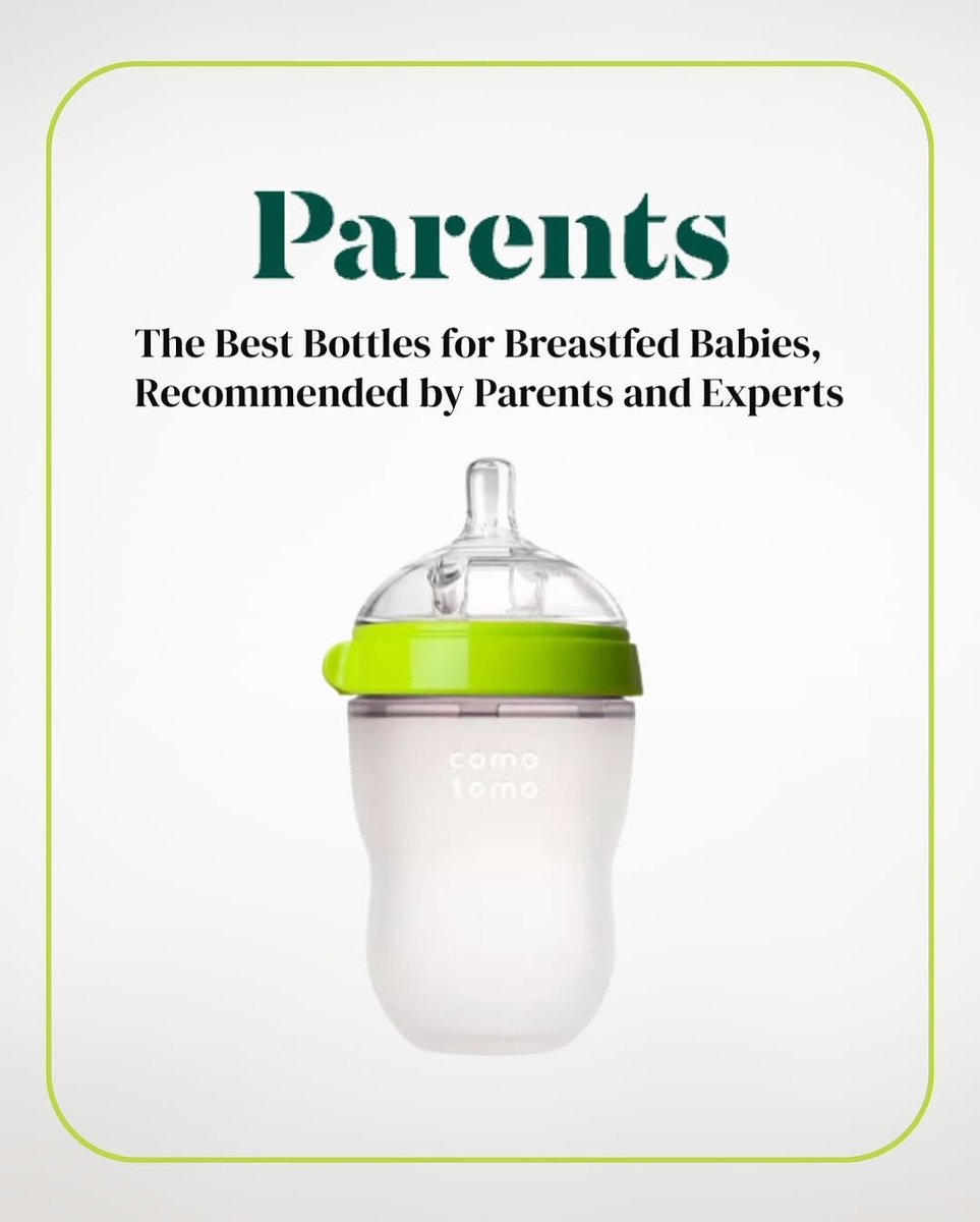 comotomo_sa's tweet photo. Honored to be named one of the best bottles for breastfed babies by @parents 💚
Thank you for trusting us with your feeding journey. https://t.co/WDPBqMBASW