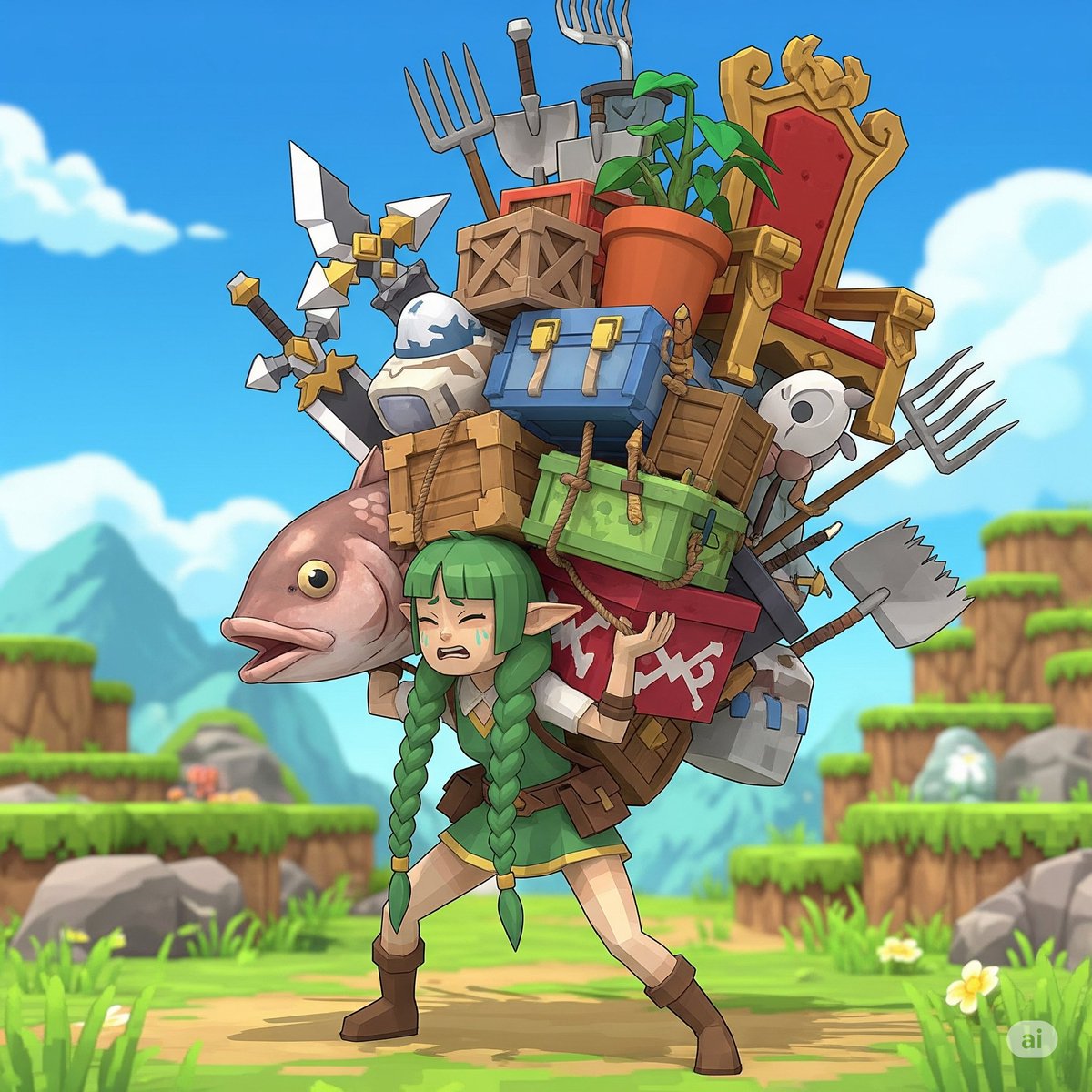 rinconfriki_es's tweet image. Mi personaje en el #videojuego después de "sólo coger un par de cosas" en la mazmorra.

#memegamer #gamer #gaming #humorgamer #inventariolleno #rpg #memefreak #rinconfriki #videogames #diogenesgamer