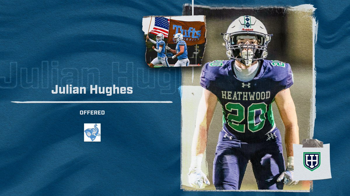 Heathwood Athletics (@athleticshhes) on Twitter photo Congratulations to <a href="/HeathwoodFB/">Heathwood Football</a> DB Julian Hughes '26 on his recent offers from <a href="/MiddFootball/">Middlebury Football</a> in Middlebury, VT and <a href="/FootballTufts/">Tufts University Football</a> in Medford, MA.
Highlander Nation is very proud of you!
#GoHall Congratulations to <a href="/HeathwoodFB/">Heathwood Football</a> DB Julian Hughes '26 on his recent offers from <a href="/MiddFootball/">Middlebury Football</a> in Middlebury, VT and <a href="/FootballTufts/">Tufts University Football</a> in Medford, MA.
Highlander Nation is very proud of you!
#GoHall