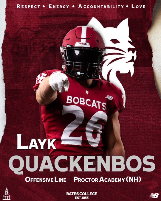 Layk Quackenbos (@laykquackenbos) on Twitter photo After a great phone call with <a href="/CoachWatrous/">Owen Watrous</a> im excited to announce I have received my first offer from <a href="/Bates_Football/">Bates Football</a>
<a href="/ProctorFootball/">Proctor Football</a> <a href="/Coach_Moody_/">Gavin Moody</a> After a great phone call with <a href="/CoachWatrous/">Owen Watrous</a> im excited to announce I have received my first offer from <a href="/Bates_Football/">Bates Football</a>
<a href="/ProctorFootball/">Proctor Football</a> <a href="/Coach_Moody_/">Gavin Moody</a>