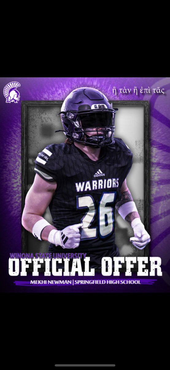 Mekhi Newman (@mekhi_new08) on Twitter photo Absolutely blessed to receive an offer from Winona State University! <a href="/WinonaState_FB/">Winona State Football</a> <a href="/CoachZoMitch/">Coach Lorenzo Mitchell</a> <a href="/CoachCosgrove18/">Charlie Cosgrove</a> <a href="/jonhebb/">Jon Hebb</a> <a href="/CoachTS11/">Tim Simon</a> #FOE Absolutely blessed to receive an offer from Winona State University! <a href="/WinonaState_FB/">Winona State Football</a> <a href="/CoachZoMitch/">Coach Lorenzo Mitchell</a> <a href="/CoachCosgrove18/">Charlie Cosgrove</a> <a href="/jonhebb/">Jon Hebb</a> <a href="/CoachTS11/">Tim Simon</a> #FOE