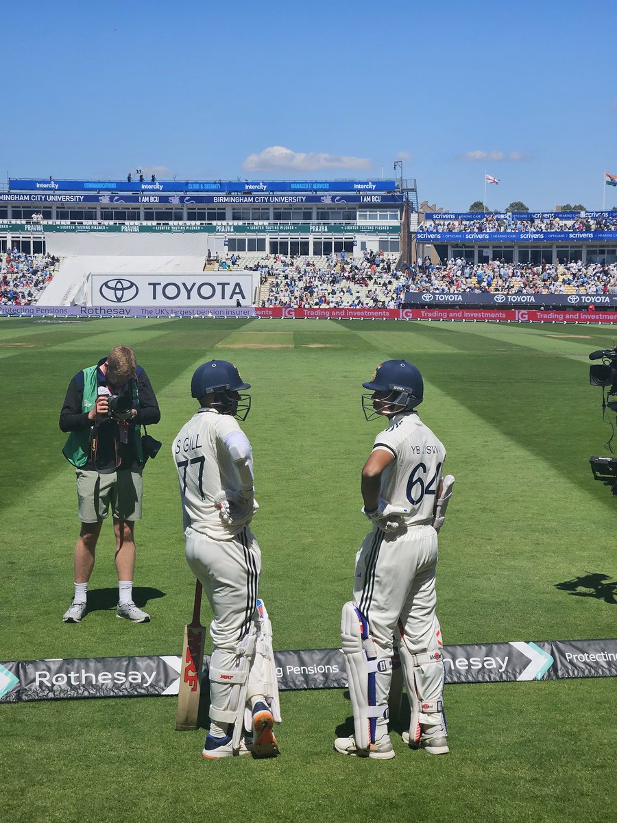 Dr Mohit Mandiratta (@doctormoman) on Twitter photo Fantastic day at the 2nd Test today at Edgbaston. The sun was out in Birmingham, and there was some excellent cricket on display including a brilliant ๐ฏ from <a href="/ShubmanGill/">Shubman Gill</a> ๐๐ผ๐๐ผ๐๐ผ
Finely poised going into day 2...
<a href="/BCCI/">BCCI</a> <a href="/Edgbaston/">Edgbaston Stadium</a> <a href="/englandcricket/">England Cricket</a>
#ENGvIND Fantastic day at the 2nd Test today at Edgbaston. The sun was out in Birmingham, and there was some excellent cricket on display including a brilliant ๐ฏ from <a href="/ShubmanGill/">Shubman Gill</a> ๐๐ผ๐๐ผ๐๐ผ
Finely poised going into day 2...
<a href="/BCCI/">BCCI</a> <a href="/Edgbaston/">Edgbaston Stadium</a> <a href="/englandcricket/">England Cricket</a>
#ENGvIND