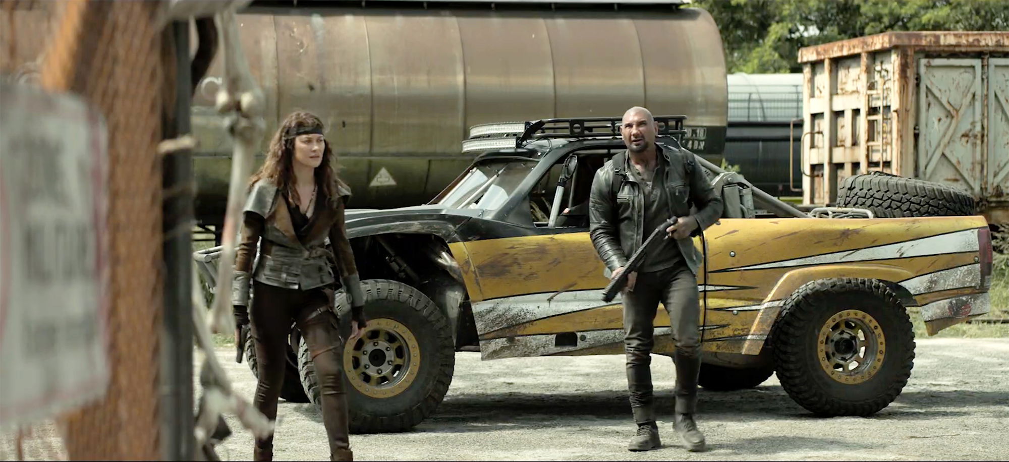 olga kurylenko dave bautista afterburn