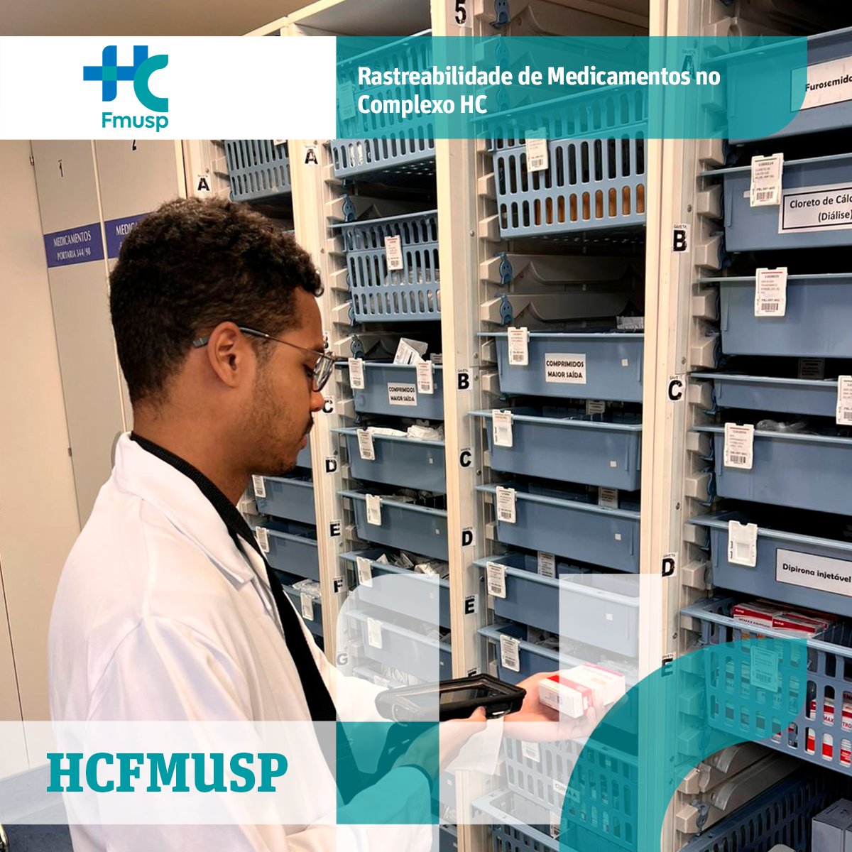 A iniciativa visa expandir a rastreabilidade de medicamentos, desde seu recebimento até a administração final ao paciente, garantindo maior segurança e atendendo à legislação vigente e diretrizes de certificação da qualidade.  Saiba mais: x.gd/oe4eS.
