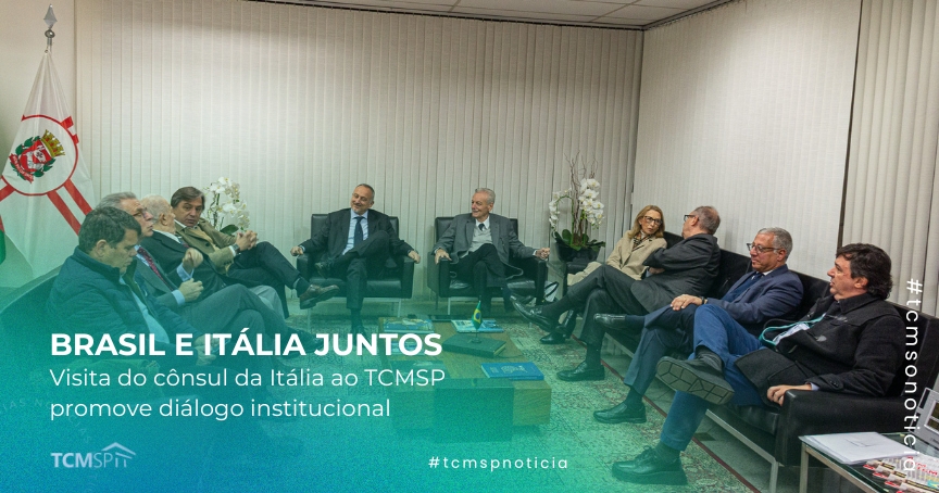 tcm_sp's tweet photo. BRASIL 🤝 ITÁLIA

Nesta quarta-feira (2), o TCMSP recebeu a visita do cônsul-geral da Itália, Domenico Fornara, para uma visita institucional.

Saiba mais em: https://t.co/PmKMy3ukiY https://t.co/48rkEso59x