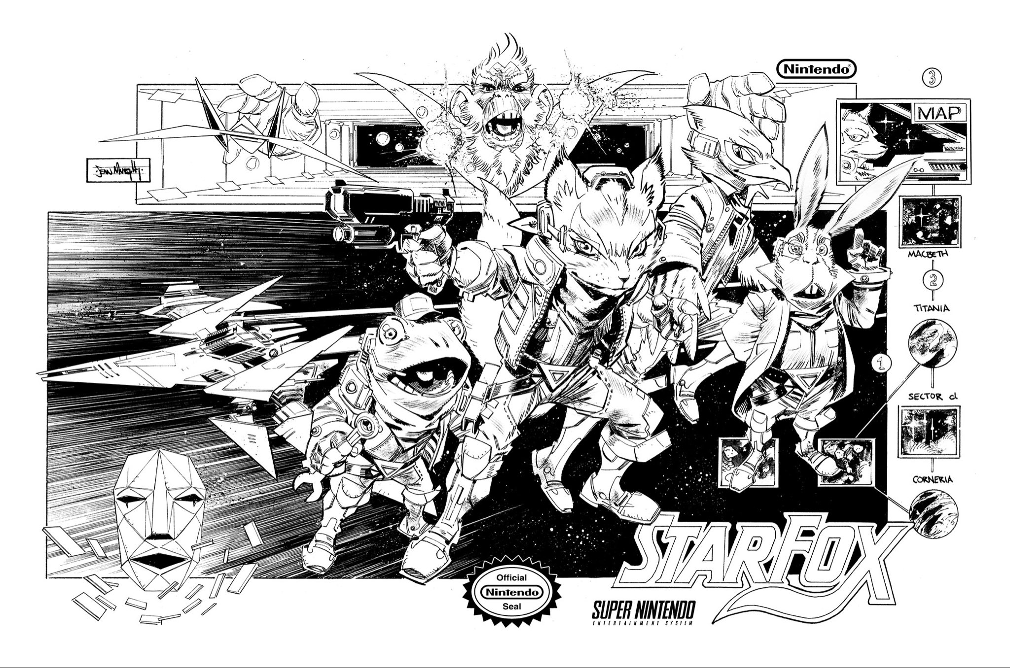 Starfox Print