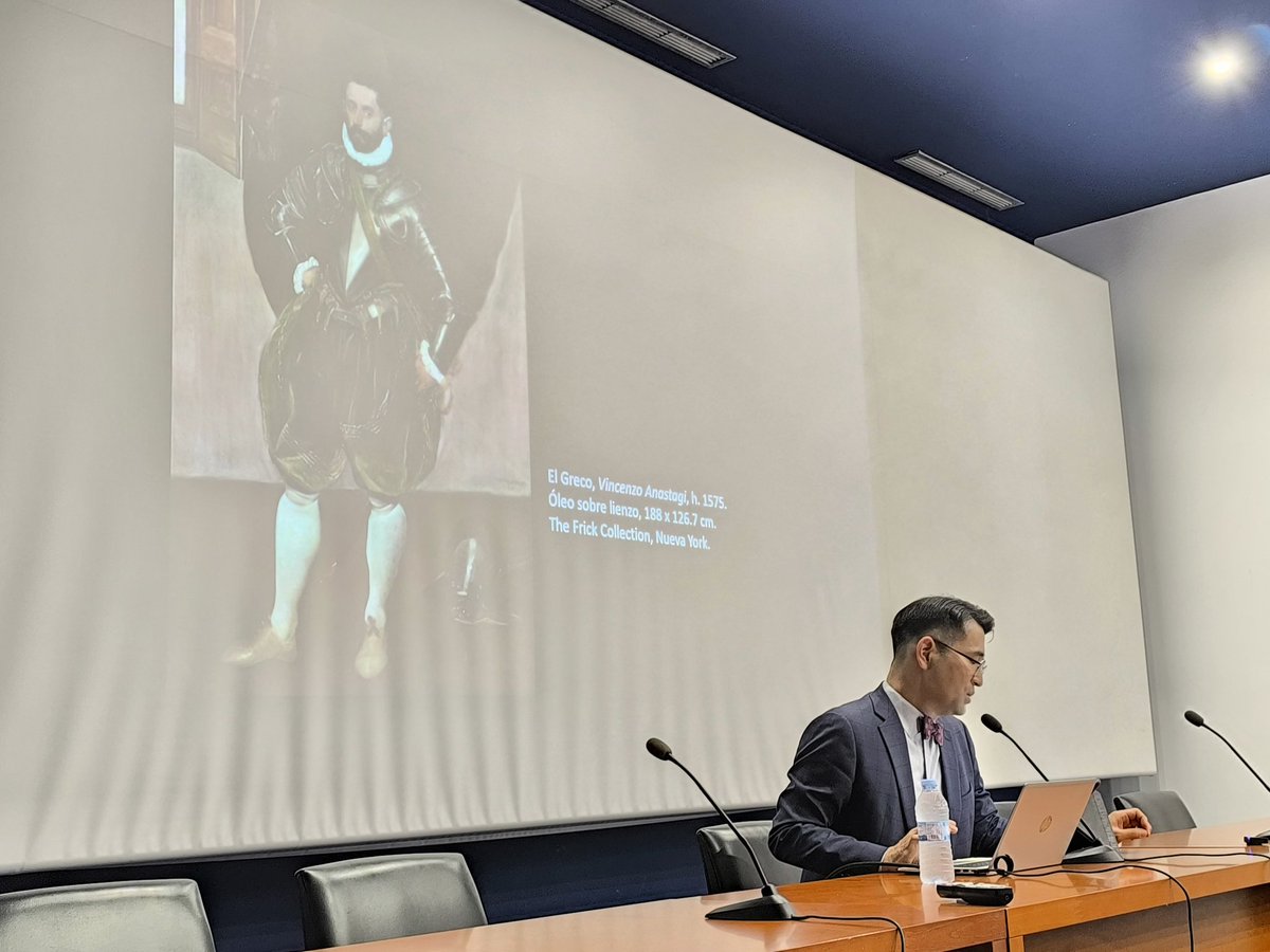 CírculoGreco (@circulogreco) on Twitter photo Magnífica conferencia del profesor Jeongho Park, de la Universidad Nacional de Seúl, sobre el retrato de Vincenzo Anastagi del Greco, de la Frick Collection de Nueva York.
<a href="/MuseodelGreco/">Museo del Greco</a>
<a href="/fundaciontoledo/">Real Fundación de Toledo</a>
#CírculoGreco
#conferencias
#ElGreco
#Toledo Magnífica conferencia del profesor Jeongho Park, de la Universidad Nacional de Seúl, sobre el retrato de Vincenzo Anastagi del Greco, de la Frick Collection de Nueva York.
<a href="/MuseodelGreco/">Museo del Greco</a>
<a href="/fundaciontoledo/">Real Fundación de Toledo</a>
#CírculoGreco
#conferencias
#ElGreco
#Toledo
