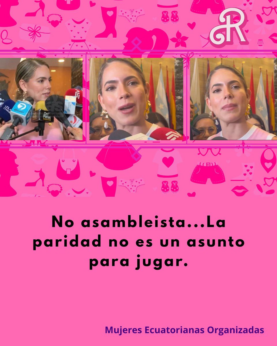 OrganizadasEc's tweet photo. No fue un error, fue una jugada deliberada para eliminar la paridad de los binomios presidenciales. Lo más grave: no lo ocultan

La Constitución establece la igualdad y paridad, pero sin leyes que la garanticen, las mujeres seguimos siendo espectadoras del poder. 

#ParidadVetoya https://t.co/xc36PLlEGt