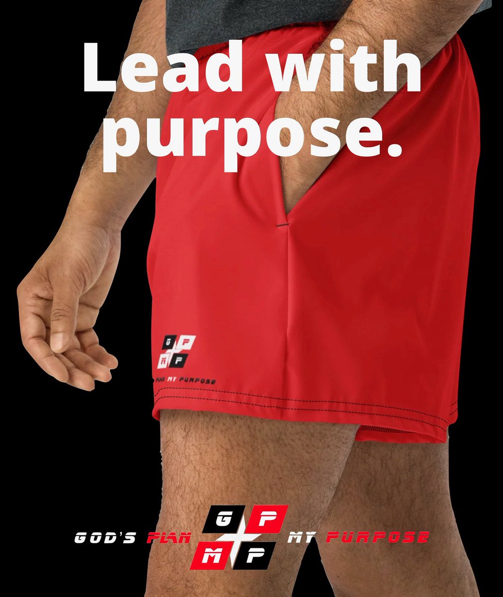 🔥👊💯🙏 Ready to take on any challenge? Our GP:MP Red Athletic Shorts are designed for the active individual who craves both comfort and versatility.

Go get ‘em!

godsplanmypurpose.com/products/gpmp-…
