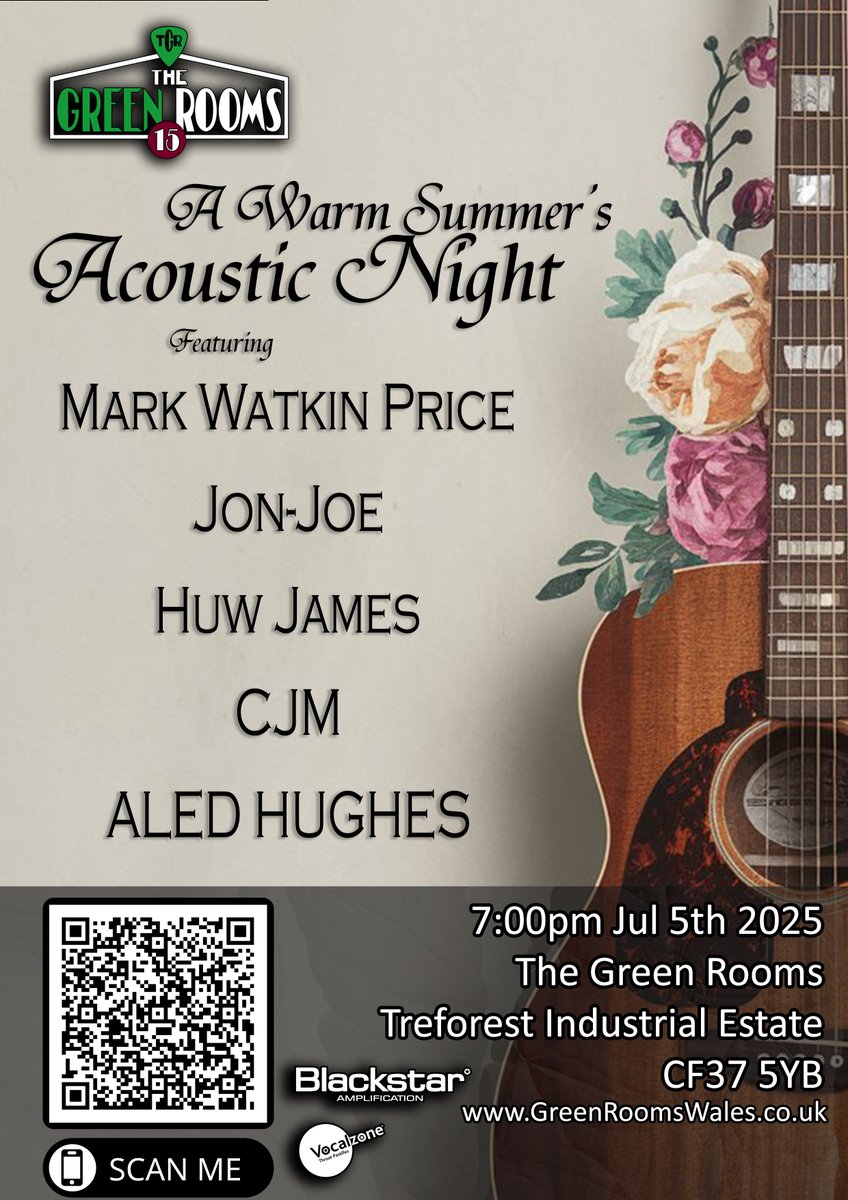 Aled Hughes (@aledhmusic) on Twitter photo I'm really looking forward to performing <a href="/TheGreenRooms/">Green Rooms</a> this Saturday evening, 5 July. Scan the code to purchase tickets #livemusic I'm really looking forward to performing <a href="/TheGreenRooms/">Green Rooms</a> this Saturday evening, 5 July. Scan the code to purchase tickets #livemusic