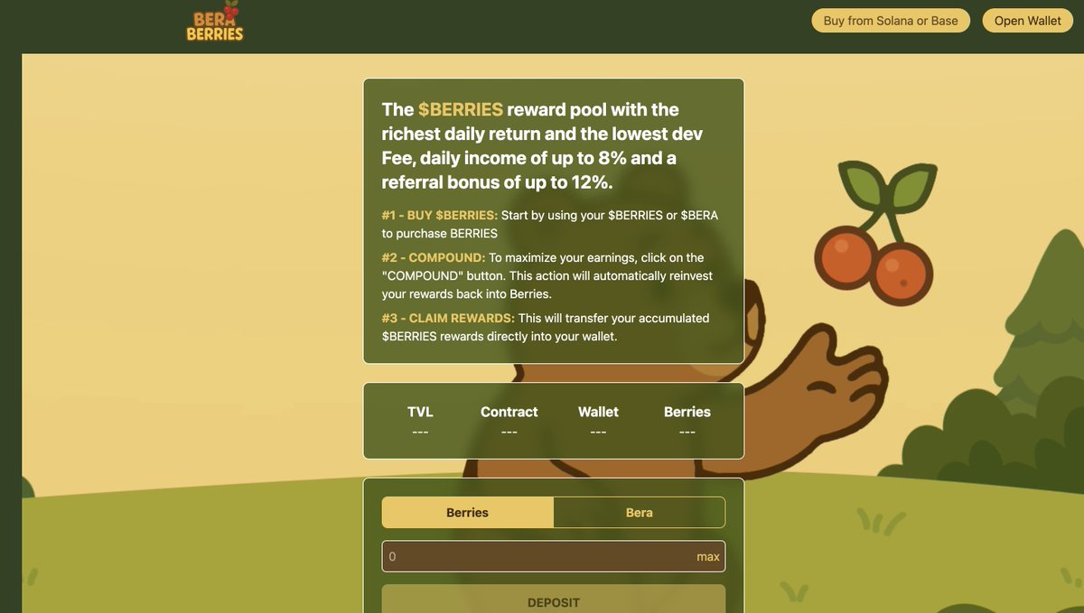 LAUNCH 07/08 8PM UTC

🤎 DApp: bera-berries.xyz