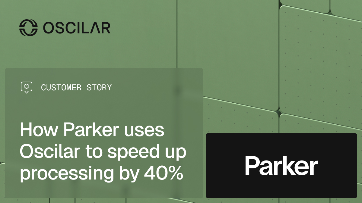How Parker slashed underwriting delays with Oscilar:

🚀 70% backlog reduction
⚡ 30–40% faster processing
🤖 Full automation for new &lt;$2M segment
🛠️ No-code control for the risk team

No code. No bottlenecks. Just growth without adding headcount. bit.ly/4eyZpAb