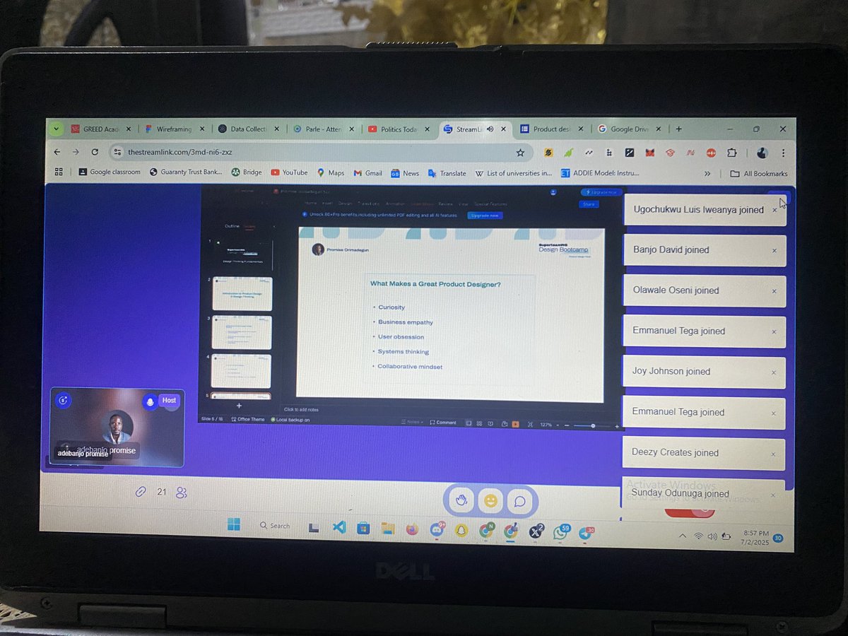 adekoyanasir's tweet image. Kicking off gradually 🤝🔐

@SuperteamNG Design boot camp 

Product Design class with @Extricator_UX