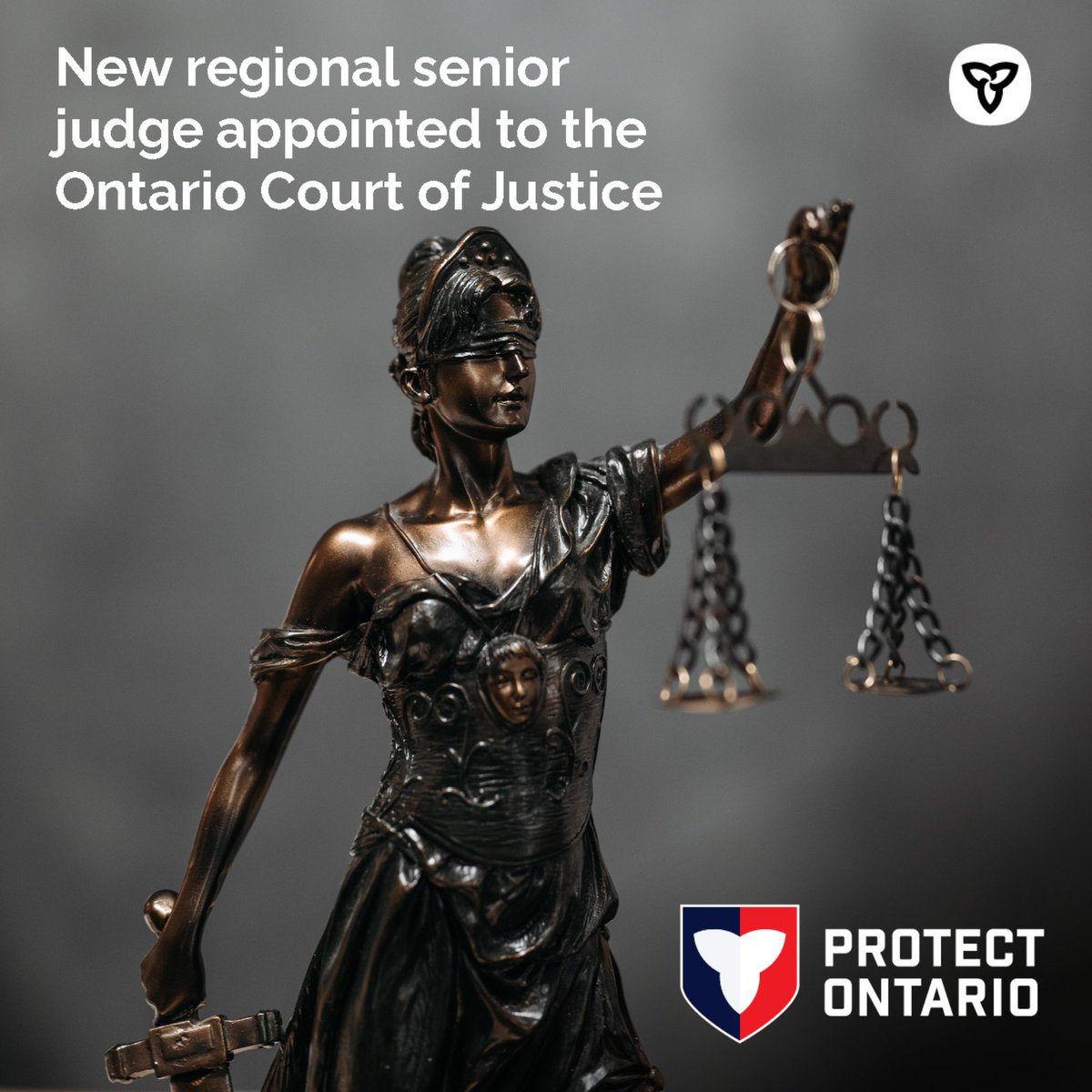 The Ontario government is pleased to appoint a new regional senior justice to the Ontario Court of Justice.

Learn more:

🔗: news.ontario.ca/en/bulletin/10…