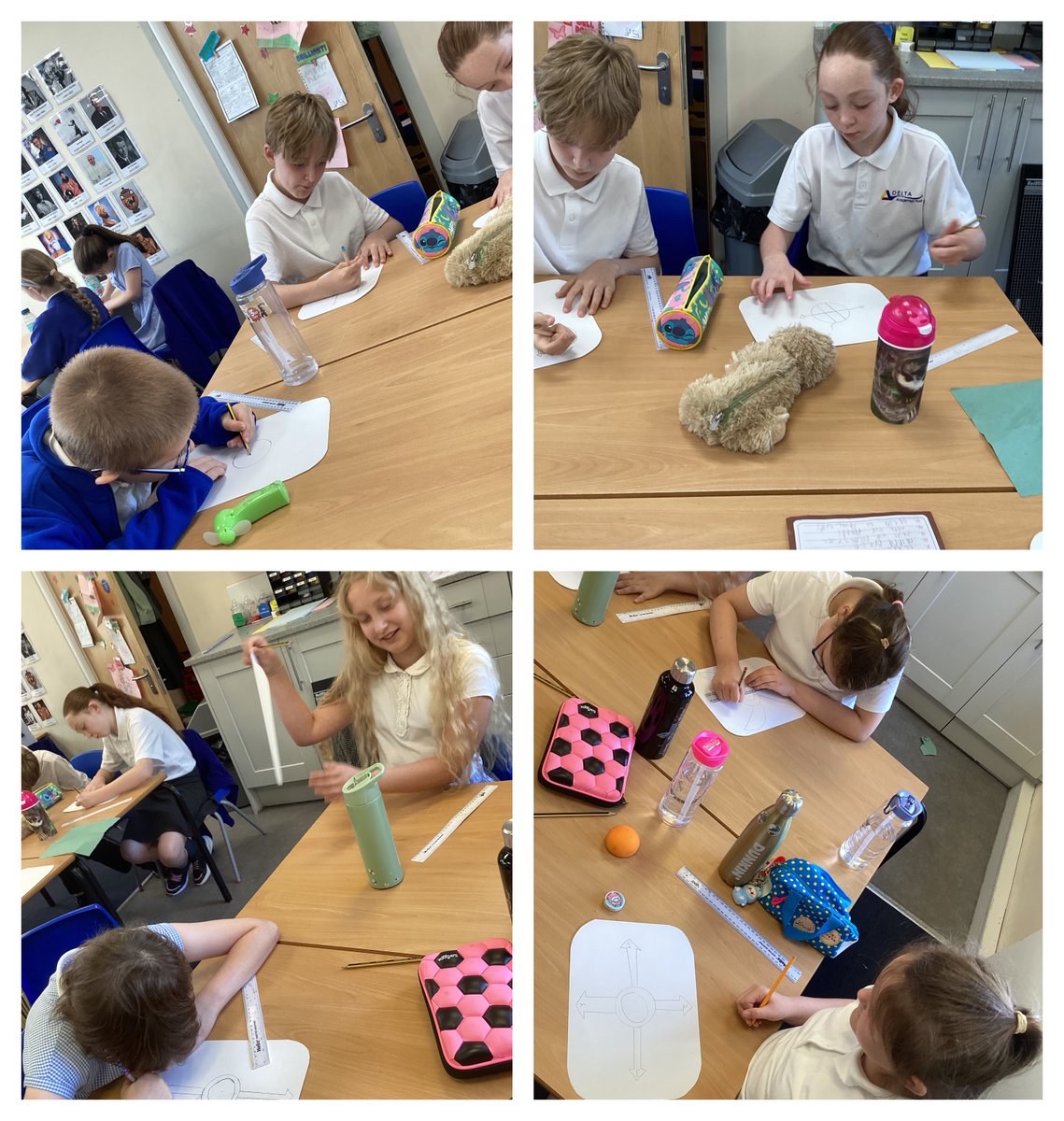 Y5Snicket's tweet image. Drawing our designs for our Roman shields!🛡️⚔️
@Y4KingClass