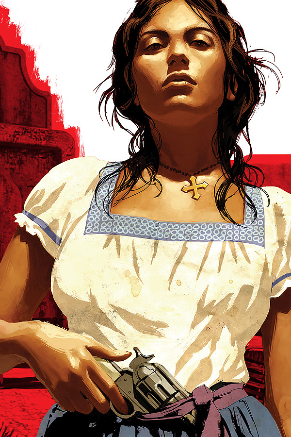 cochinays's tweet image. ppl who only have played rdr2 and ignore rdr1 have missed out on the best character ever aka luisa fortuna