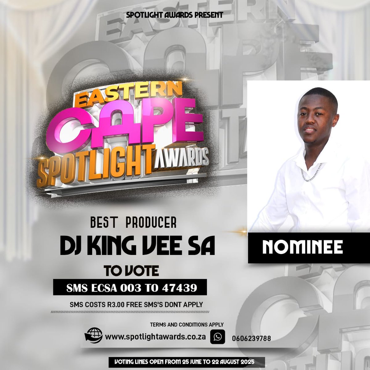 DjkingVee's tweet photo. Sms ECSA 003 TO 47439 📲

You can also vote on Line by clicking on the link below 🙏🏾⬇️

https://t.co/n4Hs17QijF https://t.co/XeWEigGNKB