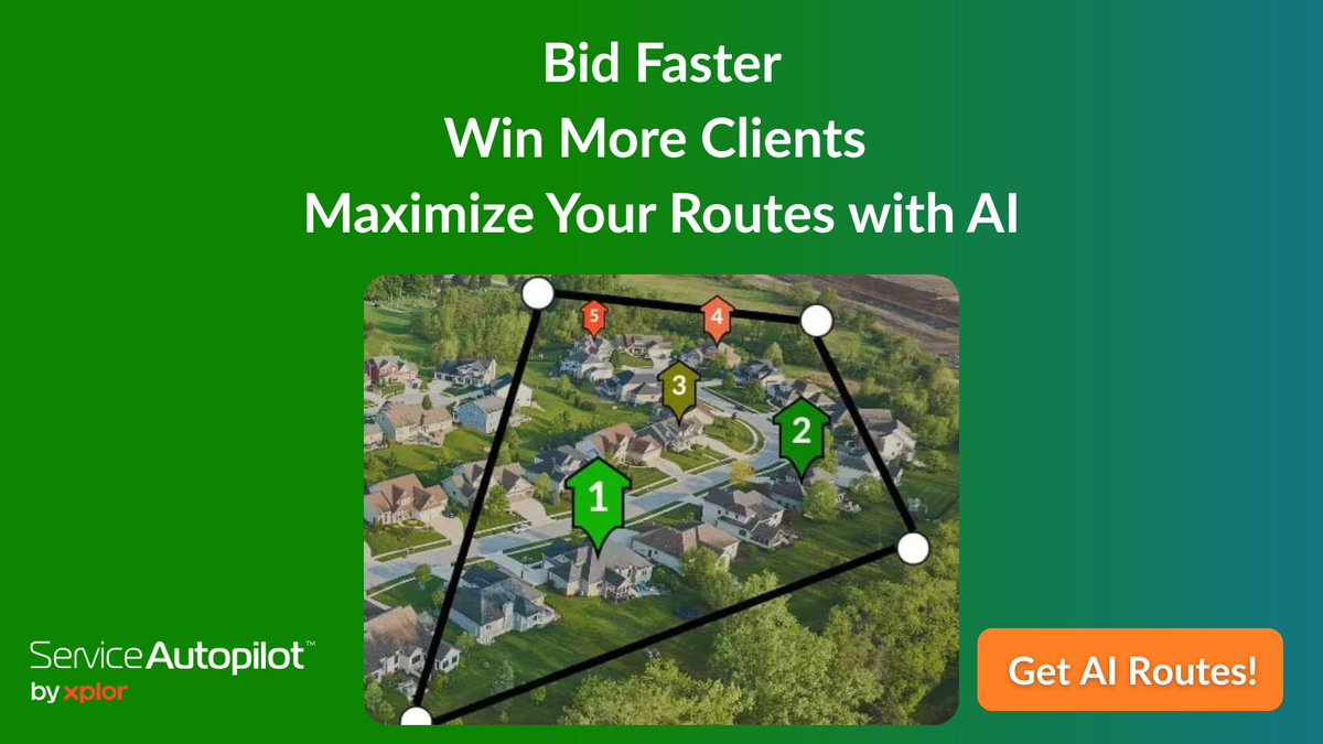 Service Autopilot helps lawn care &amp; pest control businesses optimize routes, reduce travel time, and cut fuel costs with <a href="/NextBillion/">NextBillion</a>.ai. 

Book a FREE demo: ow.ly/y9Kf50W3sRP

#ServiceAutopilot
#FieldServiceManagement #FieldServiceSoftware #SmartSoftware