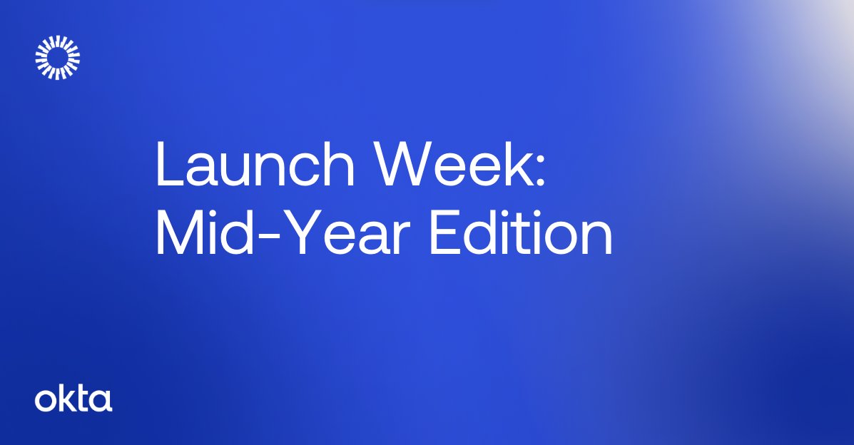 oktadev's tweet image. Okta launch week update🚀
From AI-driven threat protection to Cross-App Access for AI Agents, the future of identity starts now🛡️
🔐Real-time security
✅Privileged Access for AD
🌐Customer Identity
🧠AI Agent Access
🏛️Public sector compliance milestones
okta.com/blog/2025/06/l…