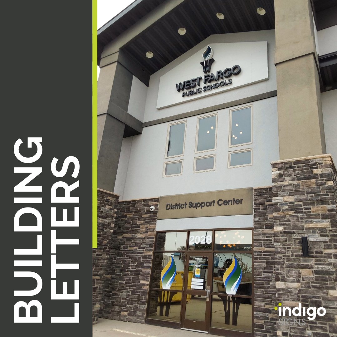 signs_indigo's tweet photo. Fresh signage for the new @WFPSchools District Support Center! 🏫 Indigo Signs designed &amp; installed these sleek building letters to match their mission of excellence and clarity.

#SignageThatWorks #BuildingLetters #IndigoSigns https://t.co/Jz28WXRdq2