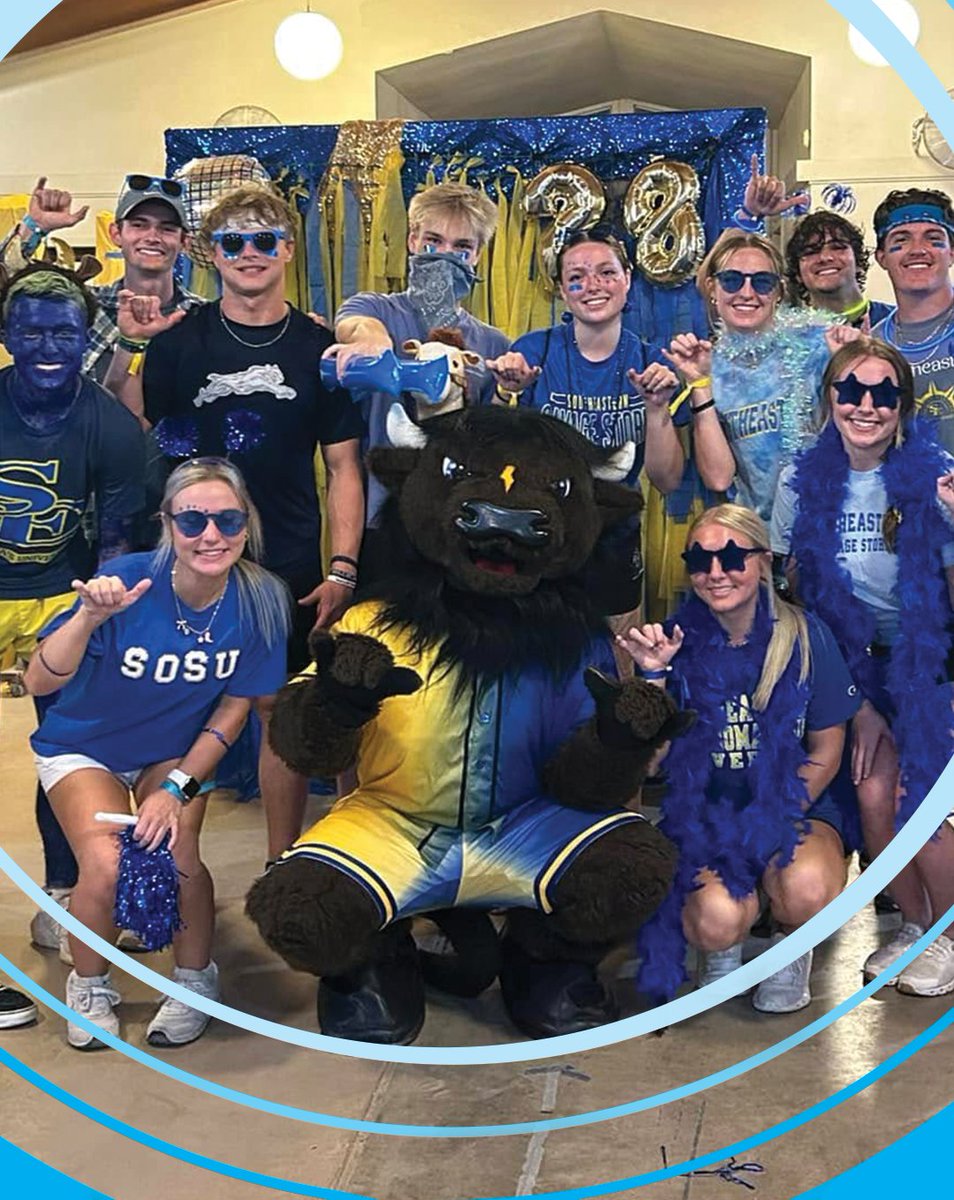 SE1909's tweet photo. An experience you'll NEVER FORGET! 🤩 Start college right with the BIG BLUE EXPERIENCE, an overnight camp for new #SEBound students 🦬 ⚡.
⚡Make friends
⚡Learn campus traditions
⚡Have fun!
Hurry, registration closes 7/11! ➡️ https://t.co/e15o9MAfds
@seosl https://t.co/uRZ6ckUC4W