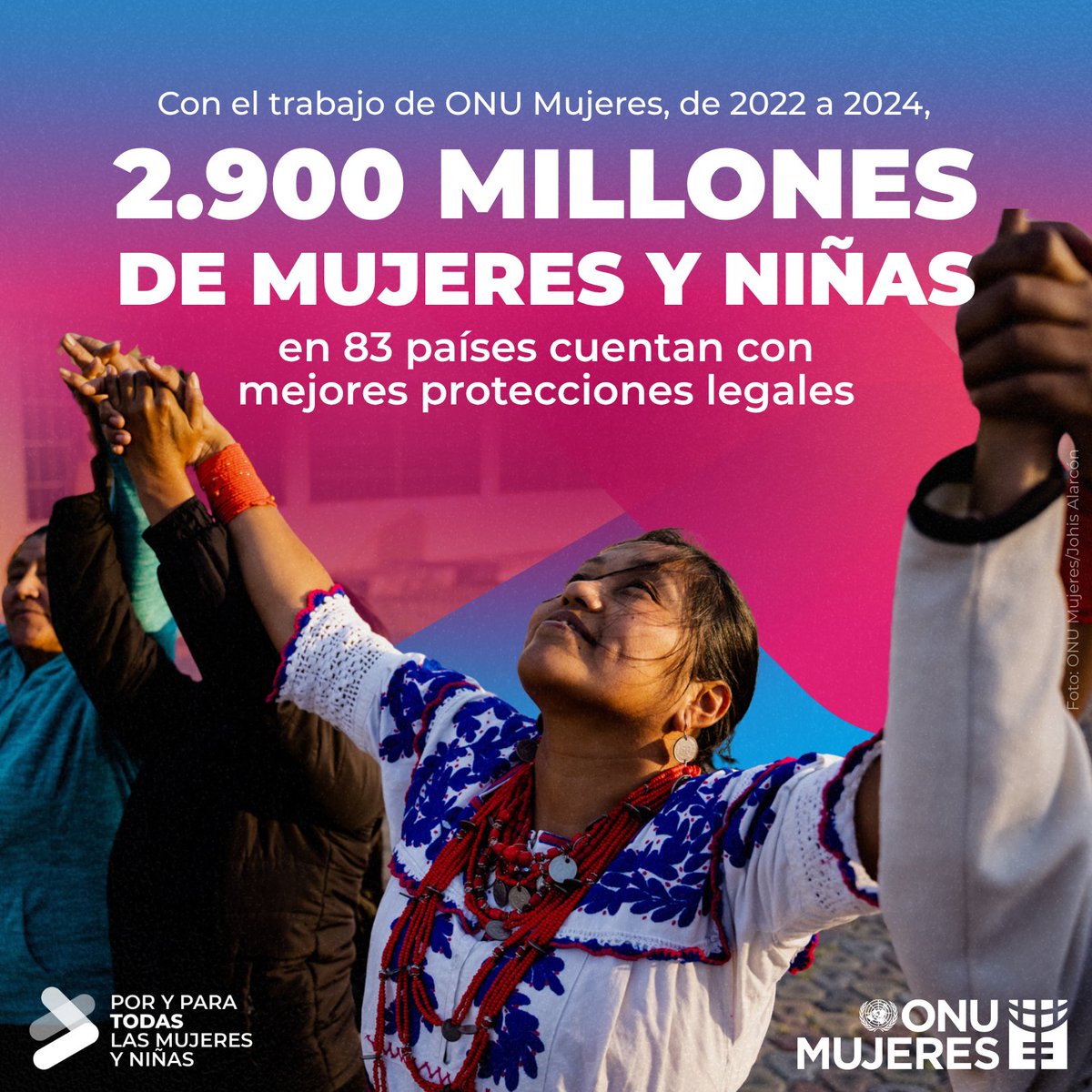 La igualdad de género no es solo lo que hacemos. Es lo que somos. ONU Mujeres es la fuerza global que impulsa un cambio real y duradero #PorYParaTodas las mujeres y niñas.​ Porque la igualdad está en nuestro ADN.​

Conoce más sobre nuestro trabajo:
unwo.men/efOe50WjHz7