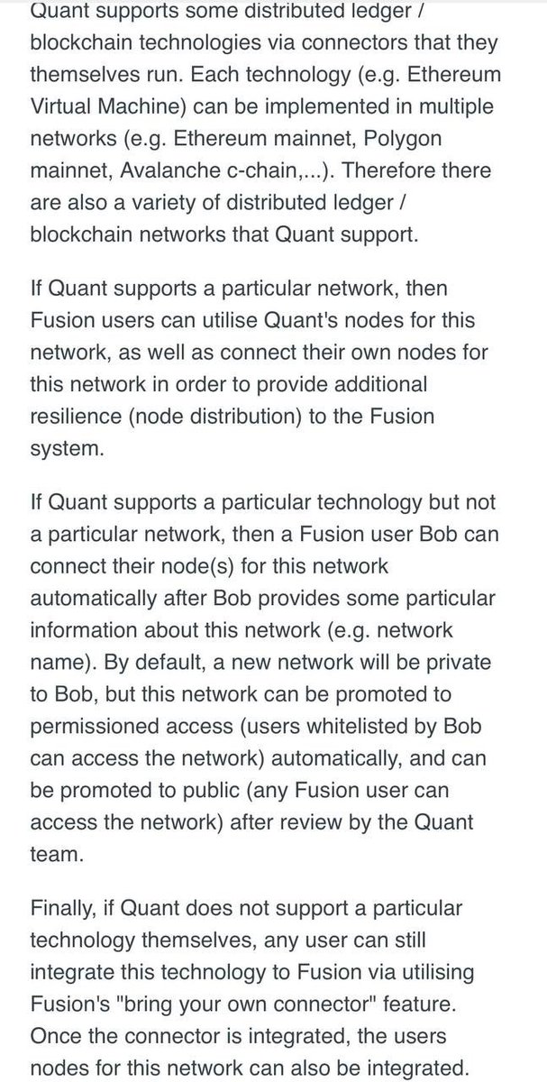🚨JUST IN

Quant doesn’t even need to support a particular technology or network, as anyone can, at any time, integrate them into Fusion. Epic.

Internet 3.0🤯

$QNT

Credits to <a href="/QQuamfy/">Pulteney</a>