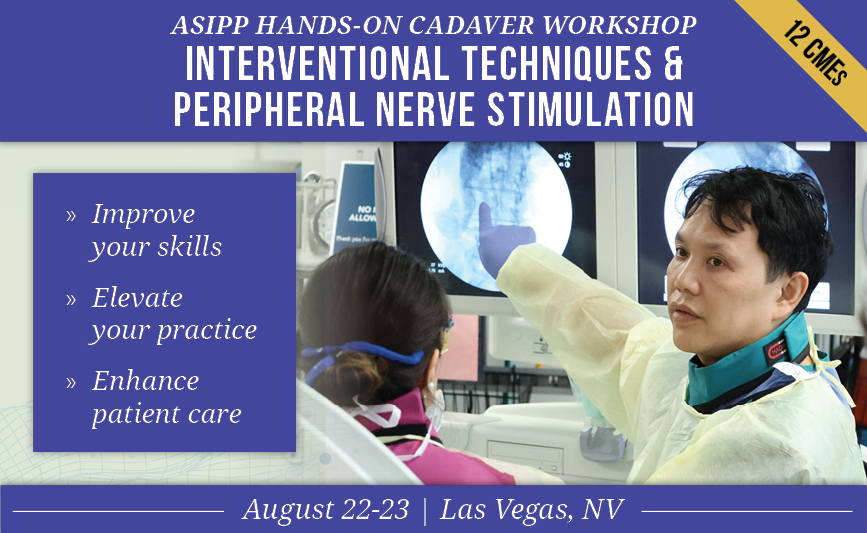 Residents &amp; Fellows: Train in Las Vegas, Aug. 22–23 for $250 (a $3,500 value) and earn 12 CMEs!

Register: form.jotform.com/251474821096965
Agenda: asipp.org/cadaverlab-bro…